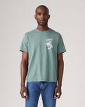 The Levi's® Mens Relaxed T-Shirt in Saddle Up North Atlantic