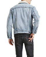 The Levi s Mens Sherpa Trucker Jacket in Blue Anns Cottage Ann s Cottage