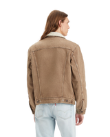 The Levi's® Mens Type III Sherpa Trucker Jacket in Breakfast Sandwich