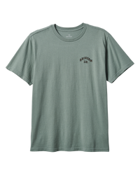 The Brixton Mens Homer T-Shirt in Chinois Green Classic Wash