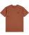 The Brixton Mens Crest II T-Shirt in Terracotta & Washed Black