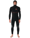 Flashbomb Fusion 5/3mm Hooded Zipless Wetsuit in Black