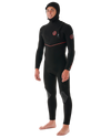 Flashbomb Fusion 5/3mm Hooded Zipless Wetsuit in Black