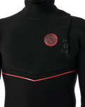 Flashbomb Fusion 5/3mm Hooded Zipless Wetsuit in Black