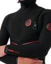 Flashbomb Fusion 5/3mm Hooded Zipless Wetsuit in Black