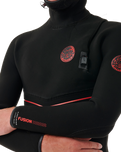 Flashbomb Fusion 5/3mm Hooded Zipless Wetsuit in Black