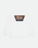 Linwood T-Shirt in White, Sepia & Beige