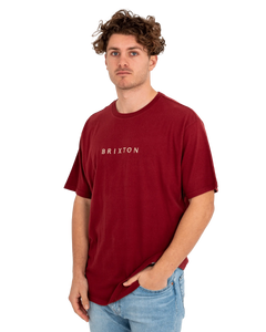 Alpha Line T-Shirt in Island Berry Garment Dye