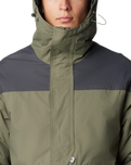 The Columbia Mens Challenger Pullover Jacket in Stone Green & Shark