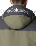 The Columbia Mens Challenger Pullover Jacket in Stone Green & Shark