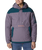 The Columbia Mens Challenger Pullover Jacket in Granite Purple & Night Wave