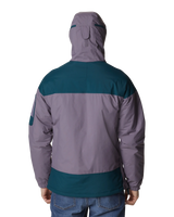 The Columbia Mens Challenger Pullover Jacket in Granite Purple & Night Wave