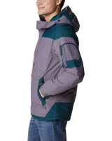 The Columbia Mens Challenger Pullover Jacket in Granite Purple & Night Wave