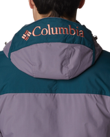 The Columbia Mens Challenger Pullover Jacket in Granite Purple & Night Wave