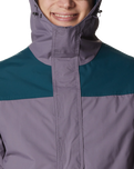 The Columbia Mens Challenger Pullover Jacket in Granite Purple & Night Wave