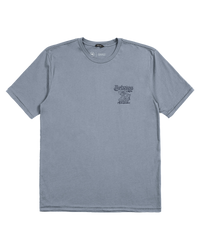 The Brixton Mens Estupendo T-Shirt in Dusty Blue