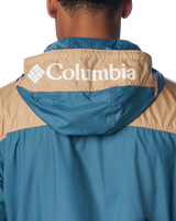 The Columbia Mens Challenger Windbreaker Jacket in Cloudburst & Canoe