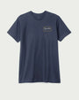 Graves Pocket T-Shirt in Washed Navy