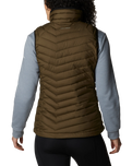 The Columbia Womens Powder Lite Gilet in Olive Green