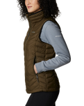 The Columbia Womens Powder Lite Gilet in Olive Green