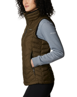 The Columbia Womens Powder Lite Gilet in Olive Green