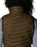 The Columbia Womens Powder Lite Gilet in Olive Green