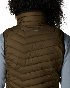 The Columbia Womens Powder Lite Gilet in Olive Green