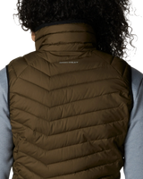 The Columbia Womens Powder Lite Gilet in Olive Green