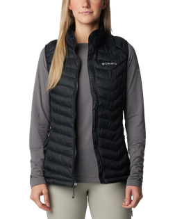 The Columbia Womens Powder Pass Womens Gilet in Black