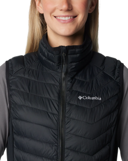 The Columbia Womens Powder Pass Womens Gilet in Black