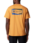 The Columbia Mens North Cascades T-Shirt in Sunstone & Hex Flag