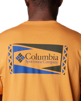 The Columbia Mens North Cascades T-Shirt in Sunstone & Hex Flag