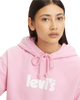 The Levi's® Womens Standard Graphic Hoodie in Prism Pink