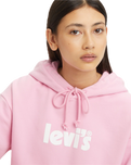 The Levi's® Womens Standard Graphic Hoodie in Prism Pink