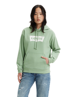 The Levi's® Womens Graphic Standard Hoodie in Granite Green