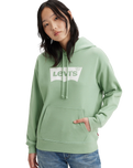 The Levi's® Womens Graphic Standard Hoodie in Granite Green