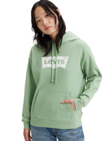 The Levi's® Womens Graphic Standard Hoodie in Granite Green