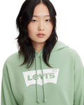 The Levi's® Womens Graphic Standard Hoodie in Granite Green