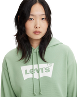 The Levi's® Womens Graphic Standard Hoodie in Granite Green