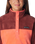 The Columbia Womens Benton Springs Half Snap Pullover Fleece Jacket in Juicy & Spice