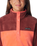 The Columbia Womens Benton Springs Half Snap Pullover Fleece Jacket in Juicy & Spice