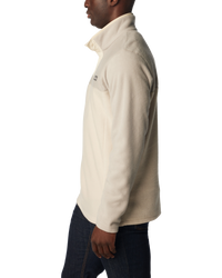 The Columbia Mens Steens Mountain Half Snap Fleece Jacket in Dark Stone, Flint Grey & Chalk