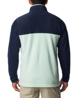 The Columbia Mens Steens Mountain Half Snap Fleece Jacket in Spray & Collegiate Navy