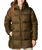 The Columbia Womens Puffect Mid Hooded Jacket in Olive Green