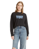 The Levi's® Womens Graphic Standard Sweatshirt in Caviar