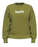 The Levi's® Womens Graphic Standard Sweatshirt in Split Pea