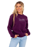 The Levi's® Womens Graphic Standard Sweatshirt in Plum