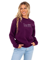 The Levi's® Womens Graphic Standard Sweatshirt in Plum