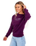 The Levi's® Womens Graphic Standard Sweatshirt in Plum