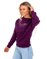 The Levi's® Womens Graphic Standard Sweatshirt in Plum